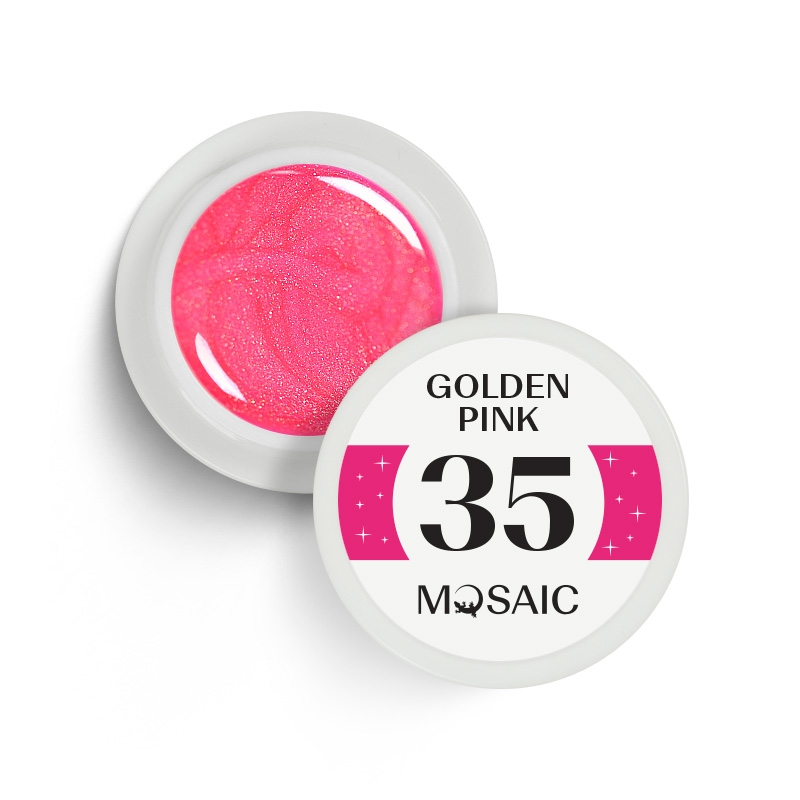 35. Golden pink