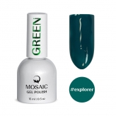 Mosaic Gel Polish Green (Explorer) 15 ml
