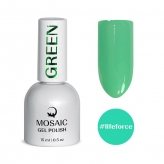 Mosaic Gel Polish Green (Lifeforce) 15 ml