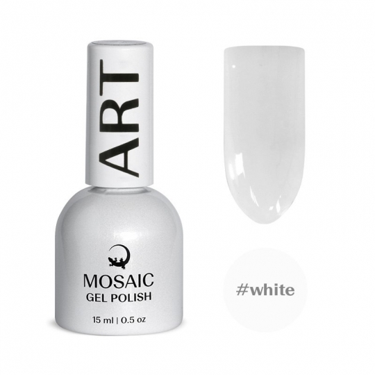 White gel polish 15 ml