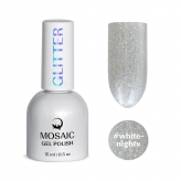 Mosaic Gel Polish Glitter (White nights) 15 ml