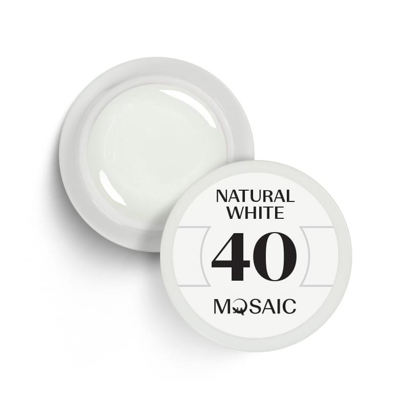 40. Natural white
