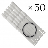 Tip sticks ovaal 50 tk