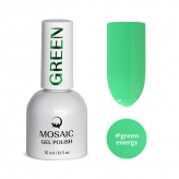 Mosaic Gel Polish Green (Green Energy) 15 ml