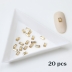 Crystals 5x2.3 gold-20 pcs