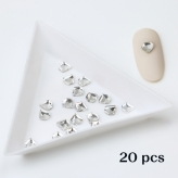 Crystals DIA 5x5 clear-20 pcs