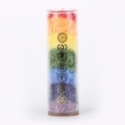 Chakra candle 7 Chakras with essential oils