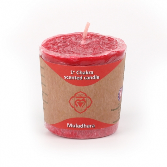 Scented votive candle 1st chakra