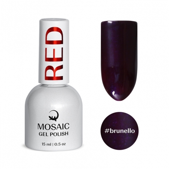 Mosaic Gel Polish Red гель-лак (Brunello) 15 мл