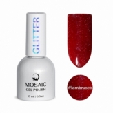 Mosaic Gel Polish Glitter geellakk (Lambrusco) 15 ml