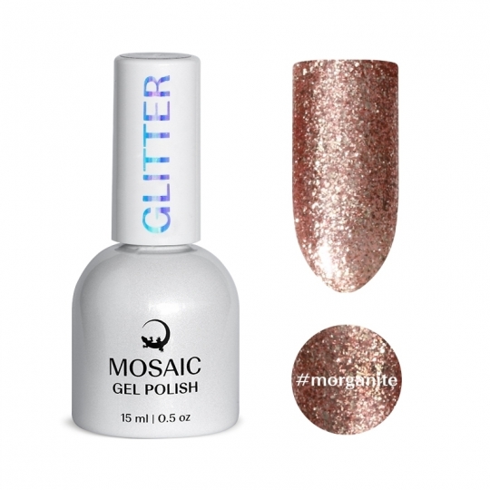 Mosaic Gel Polish Glitter гель-лак (Morganite) 15 мл