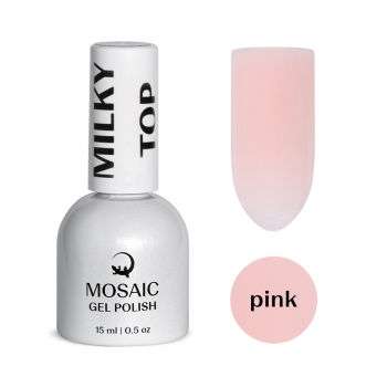 Milky pink top gel