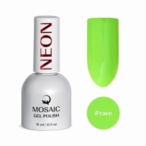 Mosaic Gel Polish Neon geellakk (Rave) 15 ml