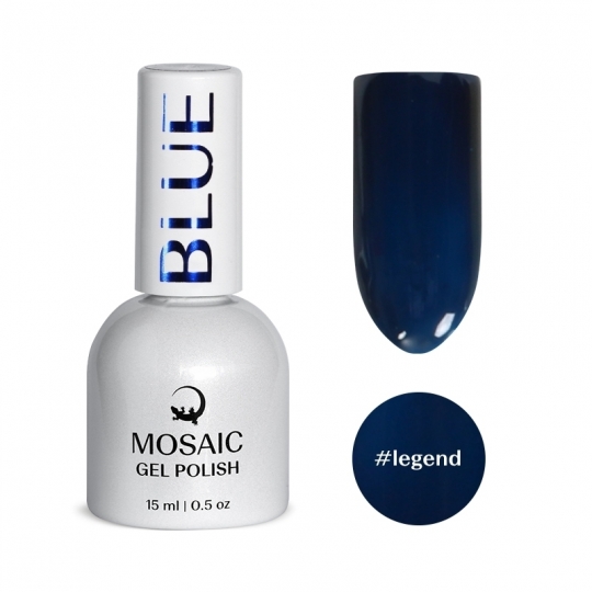 Mosaic Gel Polish Blue (Legend) 15 ml