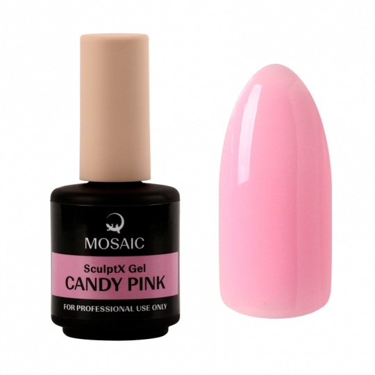 Mosaic SculptX Gel строительный гель (Candy Pink) 15 мл