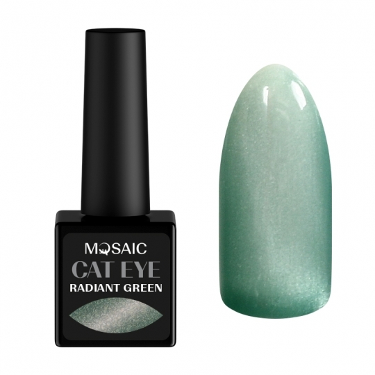 Mosaic Cat Eye Gel Polish (Radiant Green) 10 ml