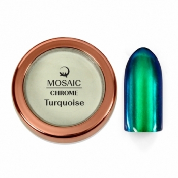 Mosaic Chrome pressed pigment (Turquoise) 0,4 g