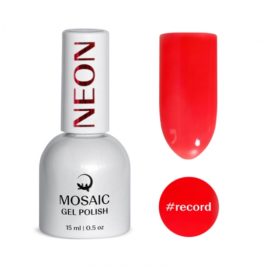 Mosaic Gel Polish Neon гель-лак (Record) 15 мл