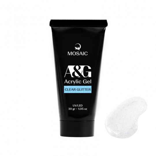 A&G Läbipaistev sädelustega 30 gr