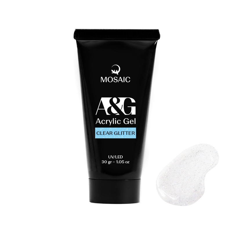 A&G Läbipaistev sädelustega 30 gr