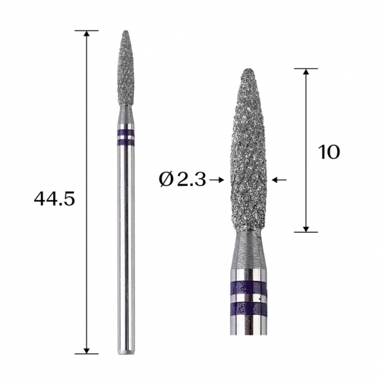 Teemant otsik Flame volframkarbiidsüdamikuga 150