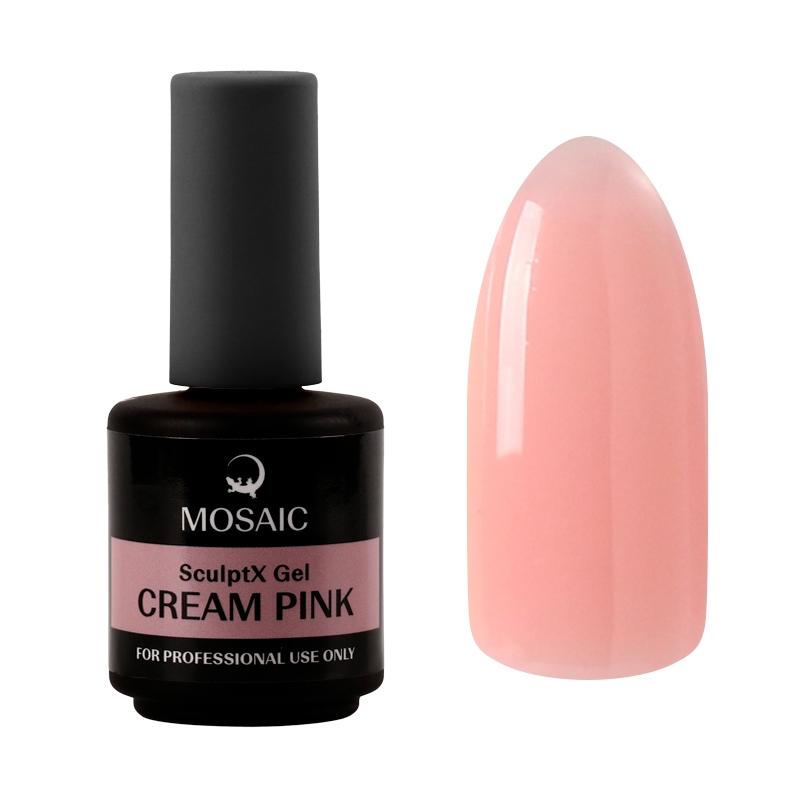 Mosaic SculptX Gel строительный гель (Cream Pink) 15 мл